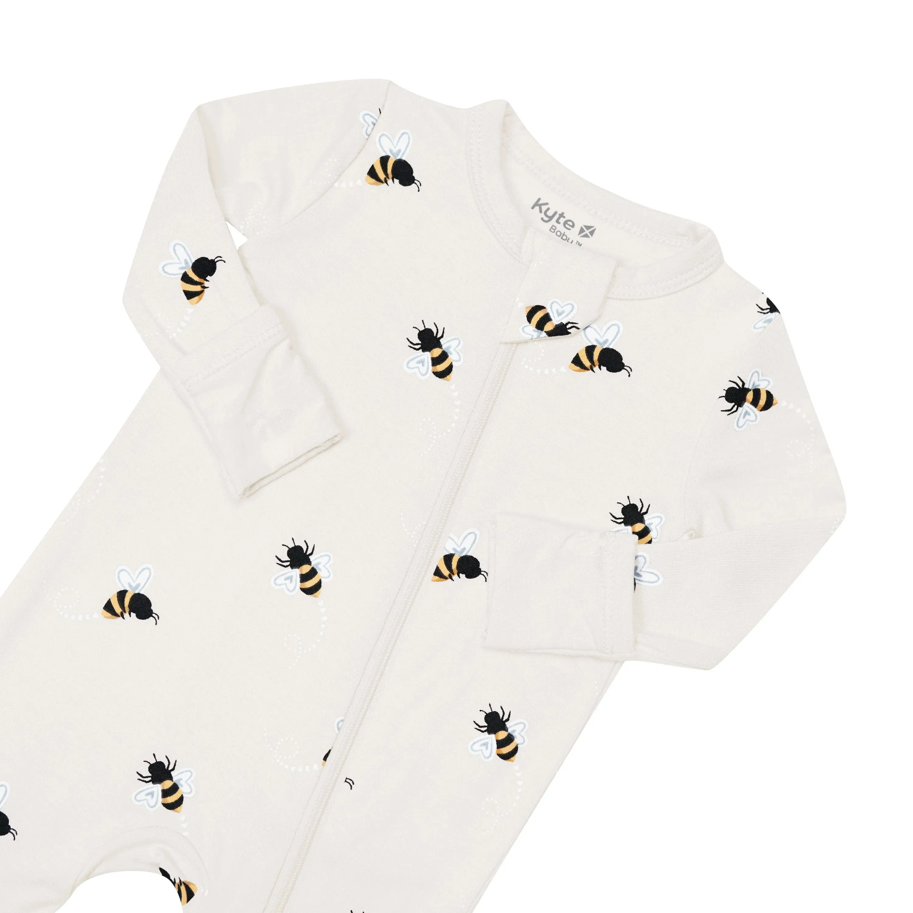 Kyte Baby - Zippered Romper - Bee Mine
