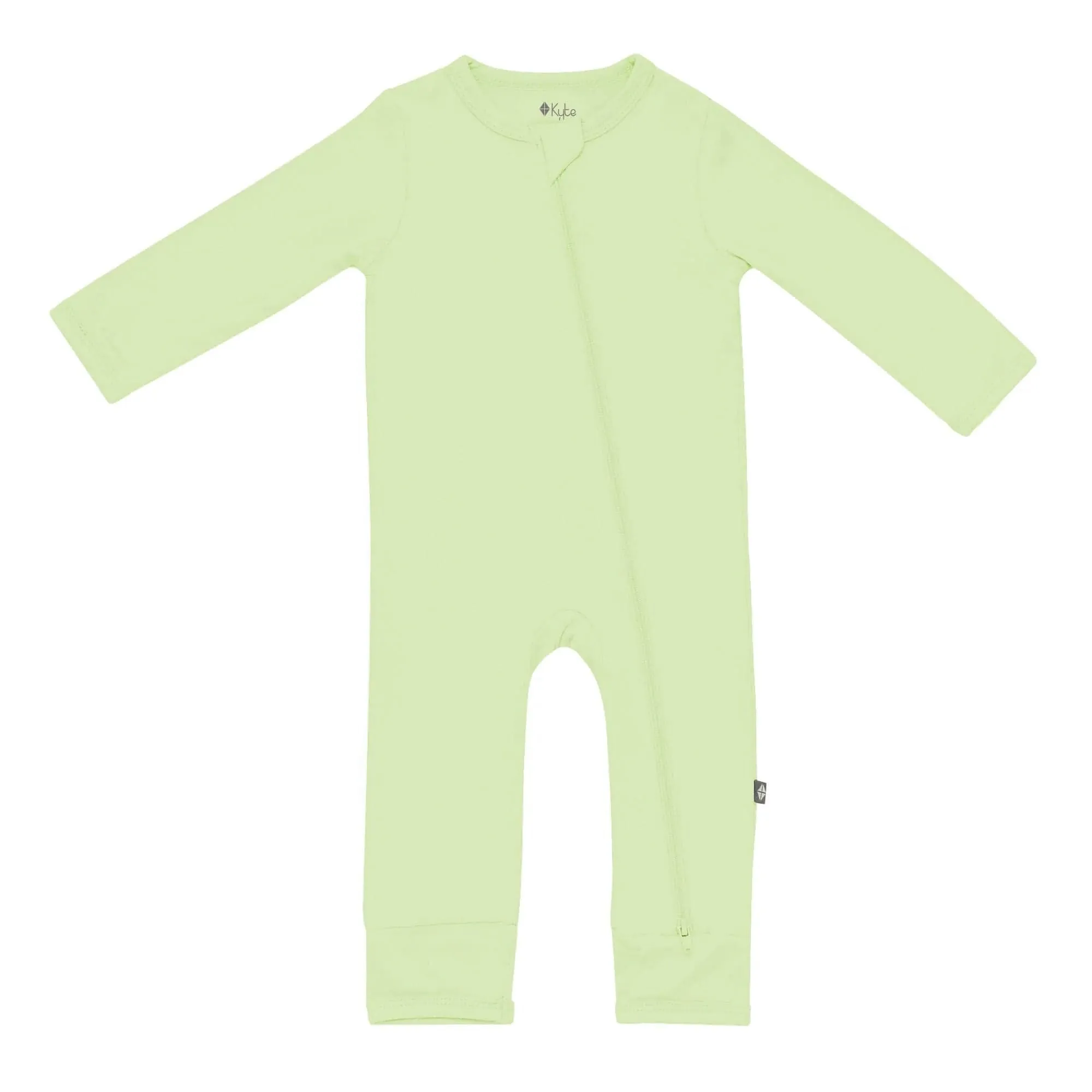 Kyte Baby Zippered Romper - Pistachio