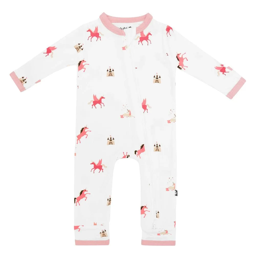 Kyte Baby Zippered Romper - Unicorn