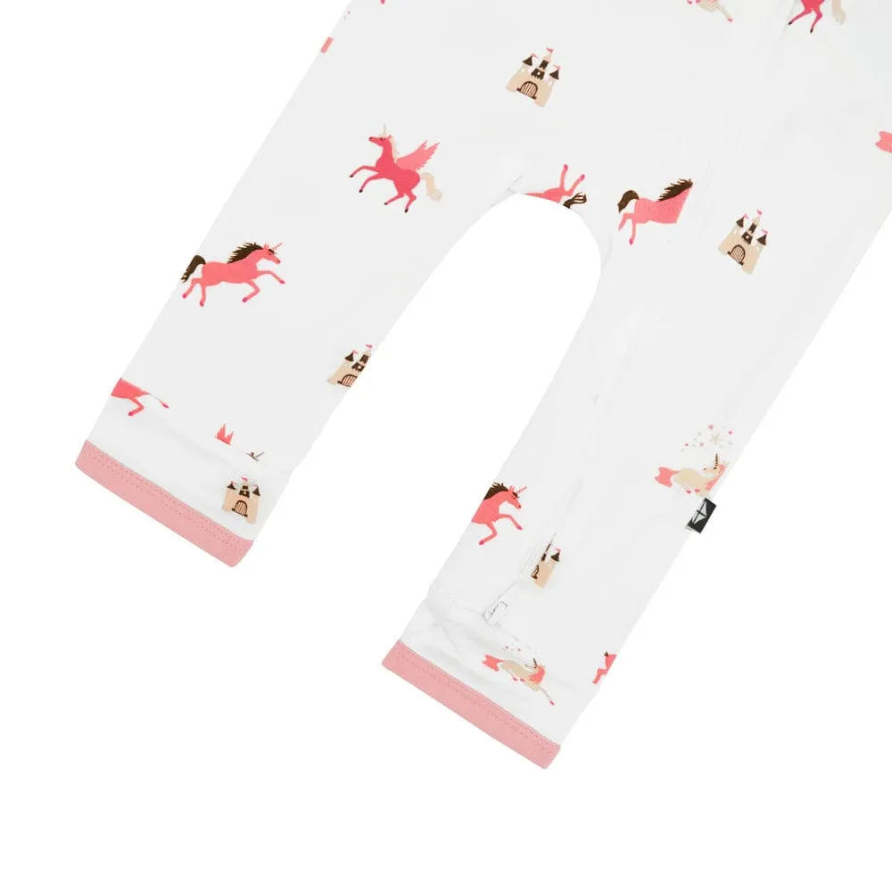 Kyte Baby Zippered Romper - Unicorn