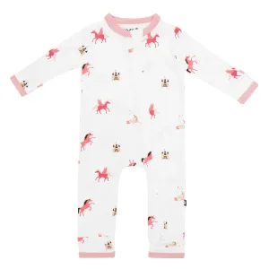Kyte Baby Zippered Romper - Unicorn