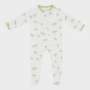 Kyte Zippered Footie in Dragonfly
