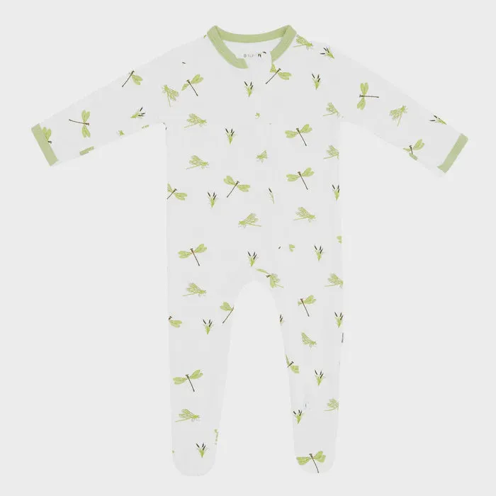 Kyte Zippered Footie in Dragonfly