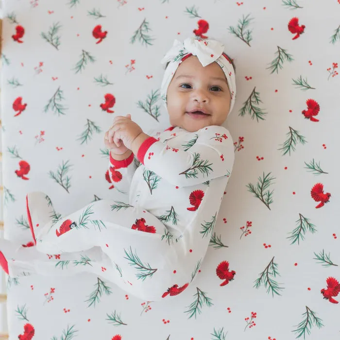 Kyte Zippered Footie in Winterberry