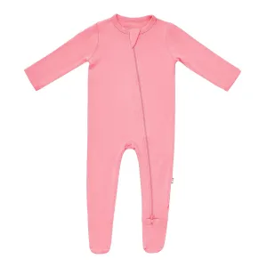 Kyte Zippered Footie- Rose