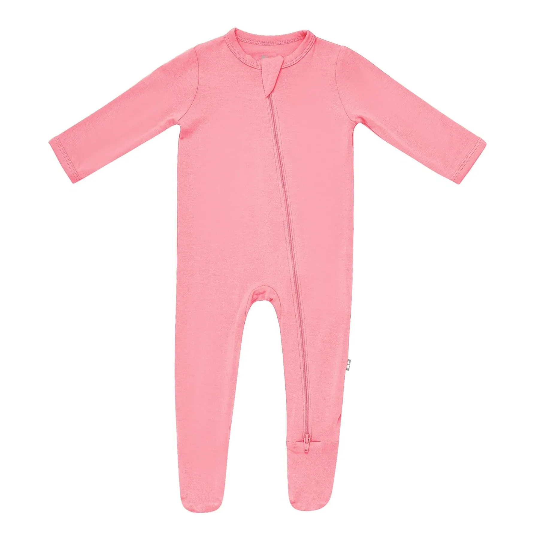 Kyte Zippered Footie- Rose