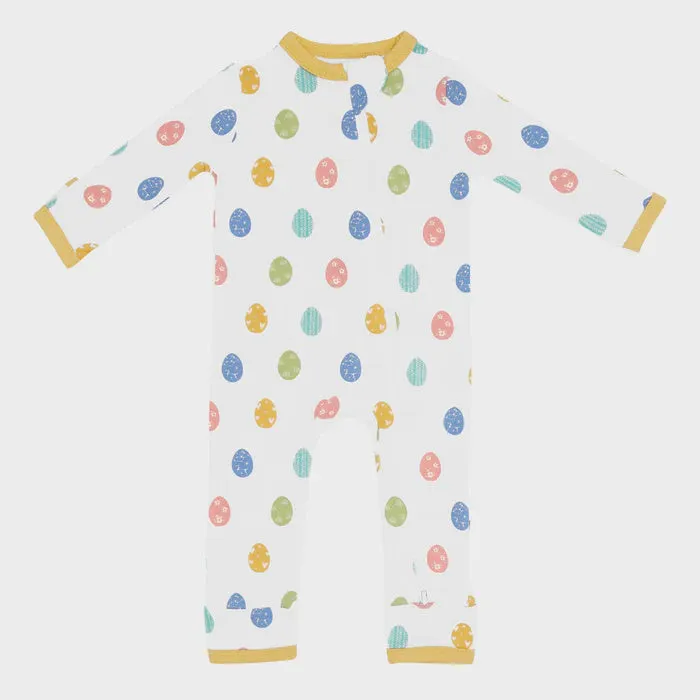 Kyte Zippered Romper in Spring Egg
