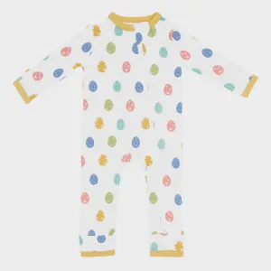 Kyte Zippered Romper in Spring Egg