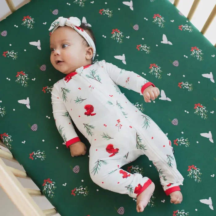 Kyte Zippered Romper in Winterberry