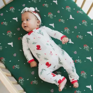 Kyte Zippered Romper in Winterberry