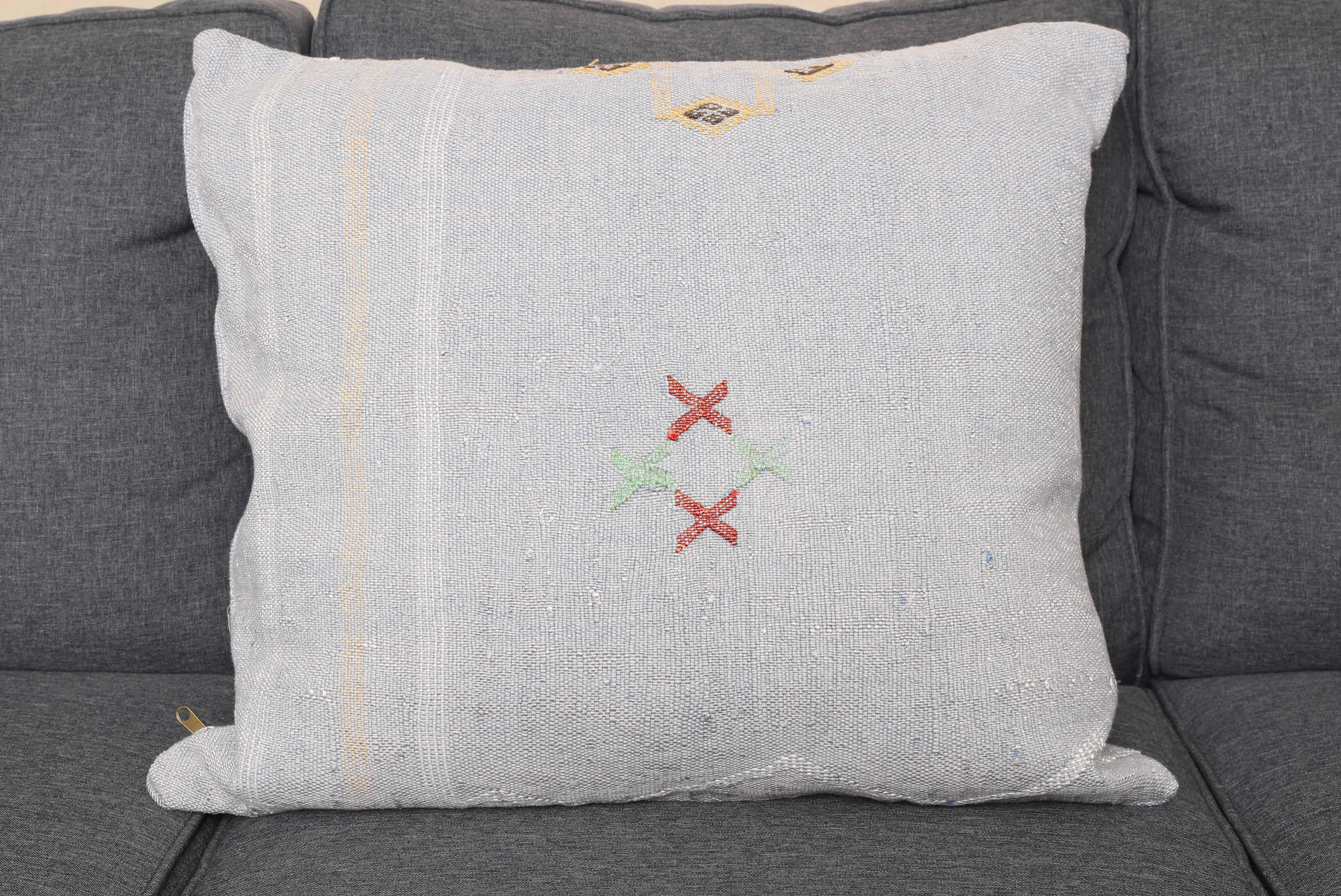 Large Throw Moroccan Sabra Cactus Cactus Silk Pillow Cover