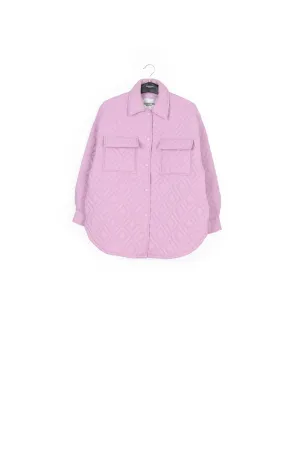 Lilac quilted jacket