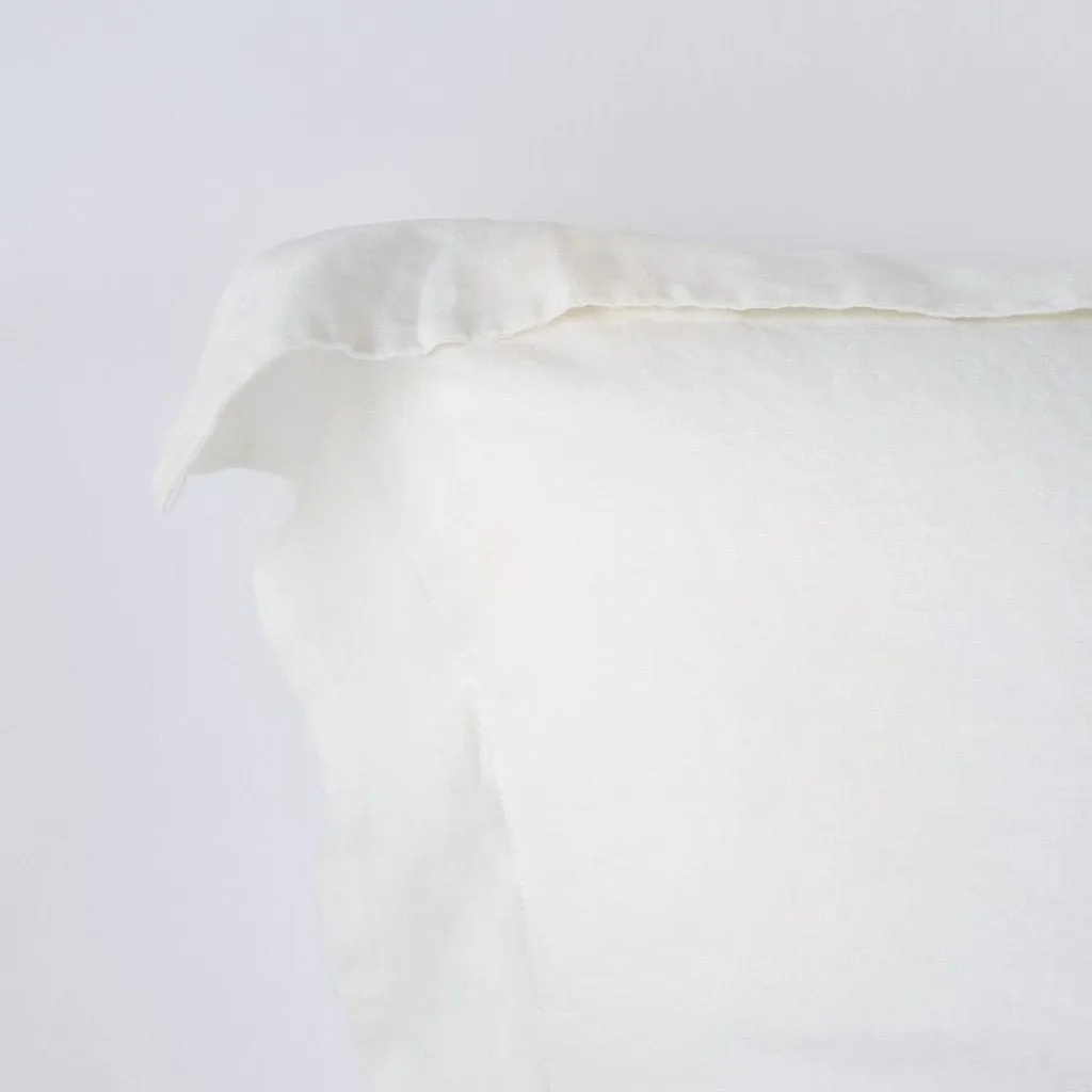 Linen Euro Sham - Winter White