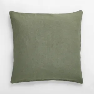 Linen Olive Euro Cushion Cover
