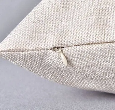 Linen Pillow Cover with Your City and State Outline 12x20 inch