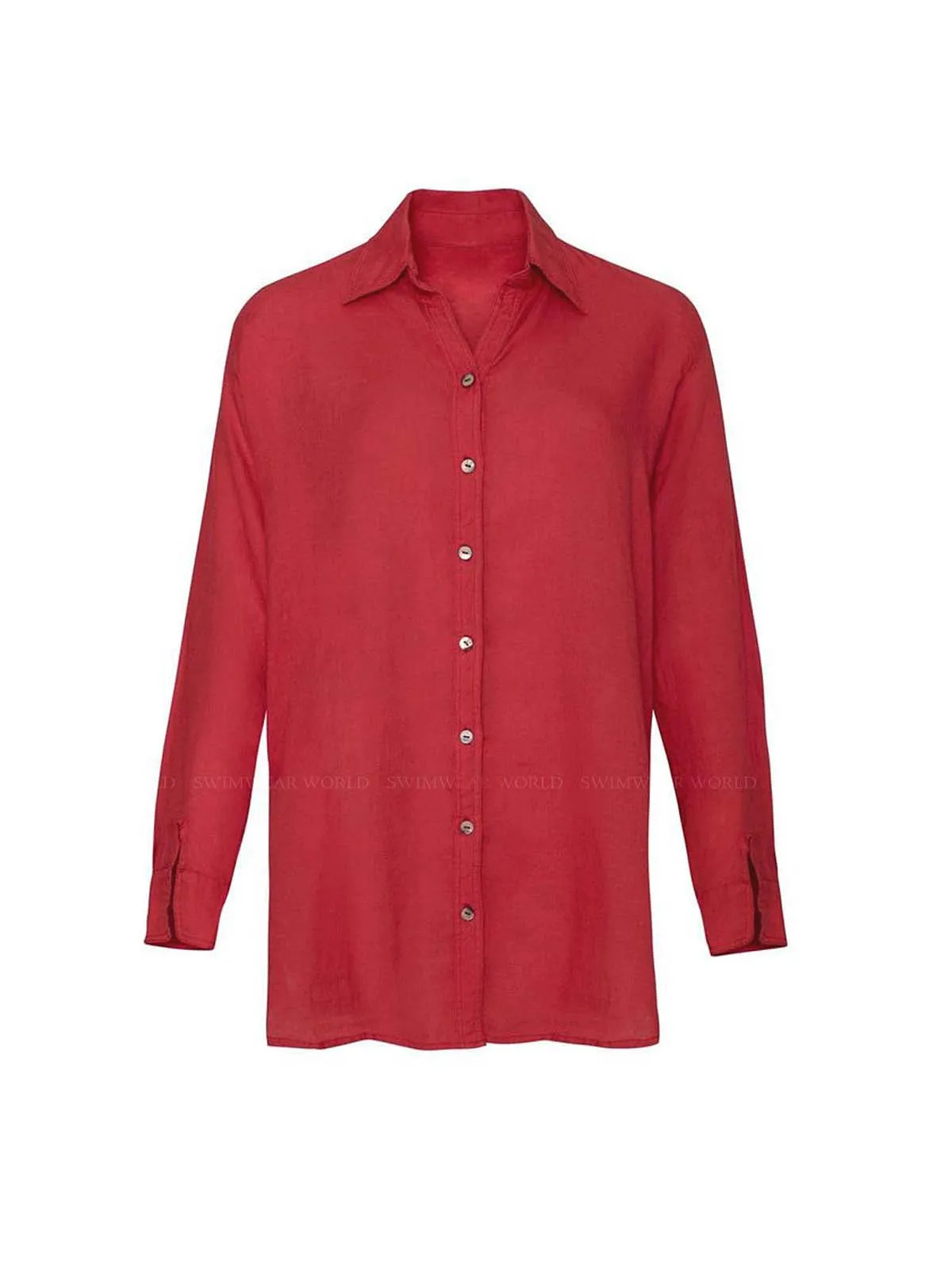 Linen Tilly Button Cover Up