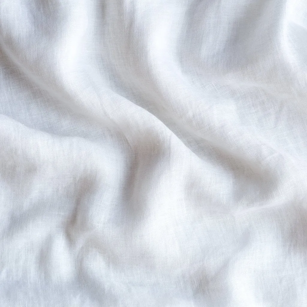Linen Whisper Euro Sham - White