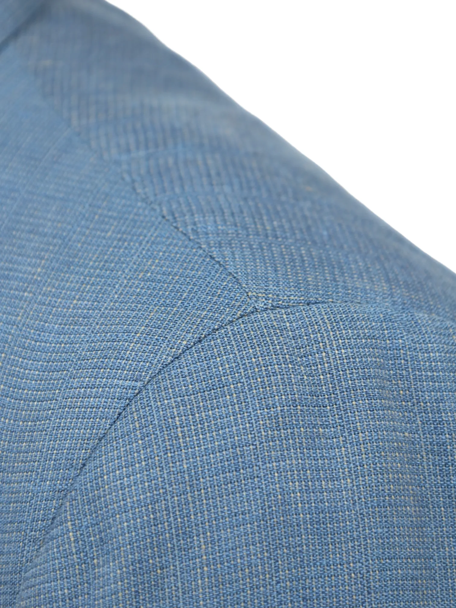 Loro Piana Light Blue Linen & Silk Micro-Pattern Jacket
