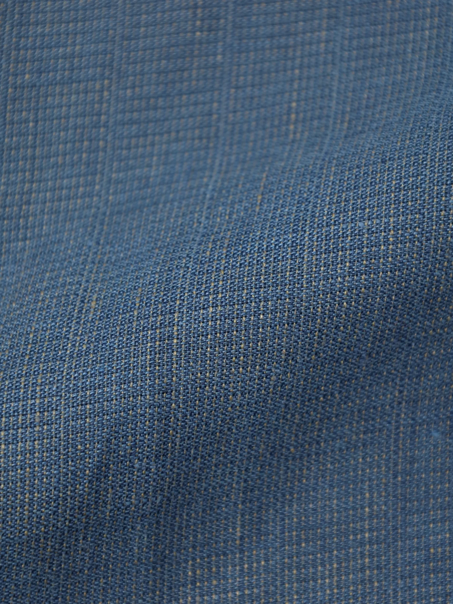 Loro Piana Light Blue Linen & Silk Micro-Pattern Jacket