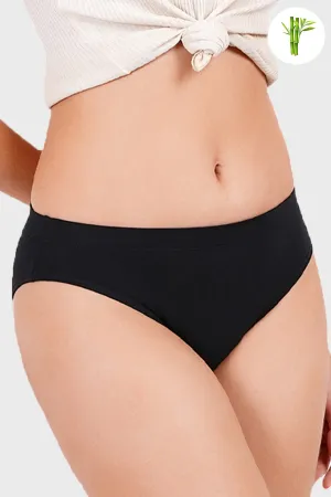 Luxurious Micro Bamboo Bikini - Midnight Black