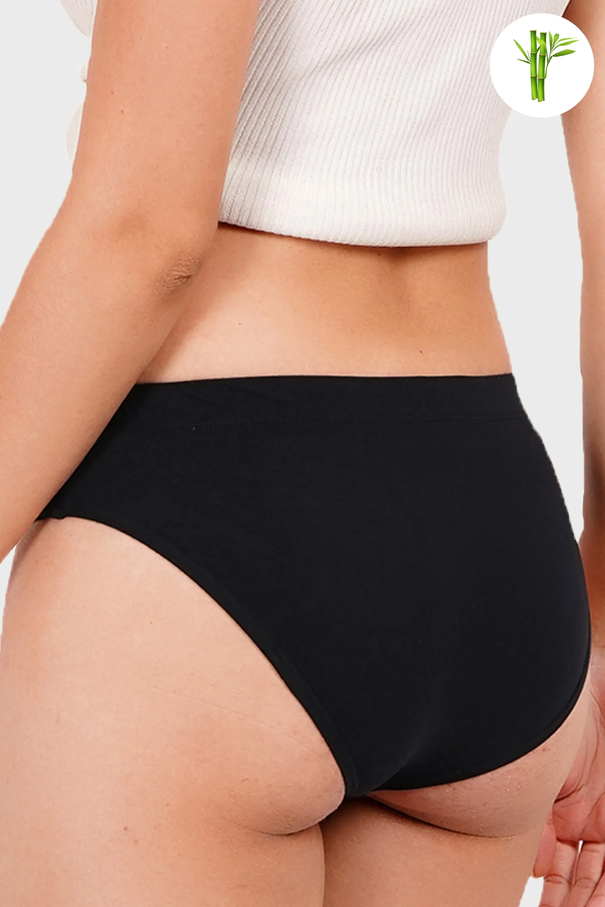 Luxurious Micro Bamboo Bikini - Midnight Black