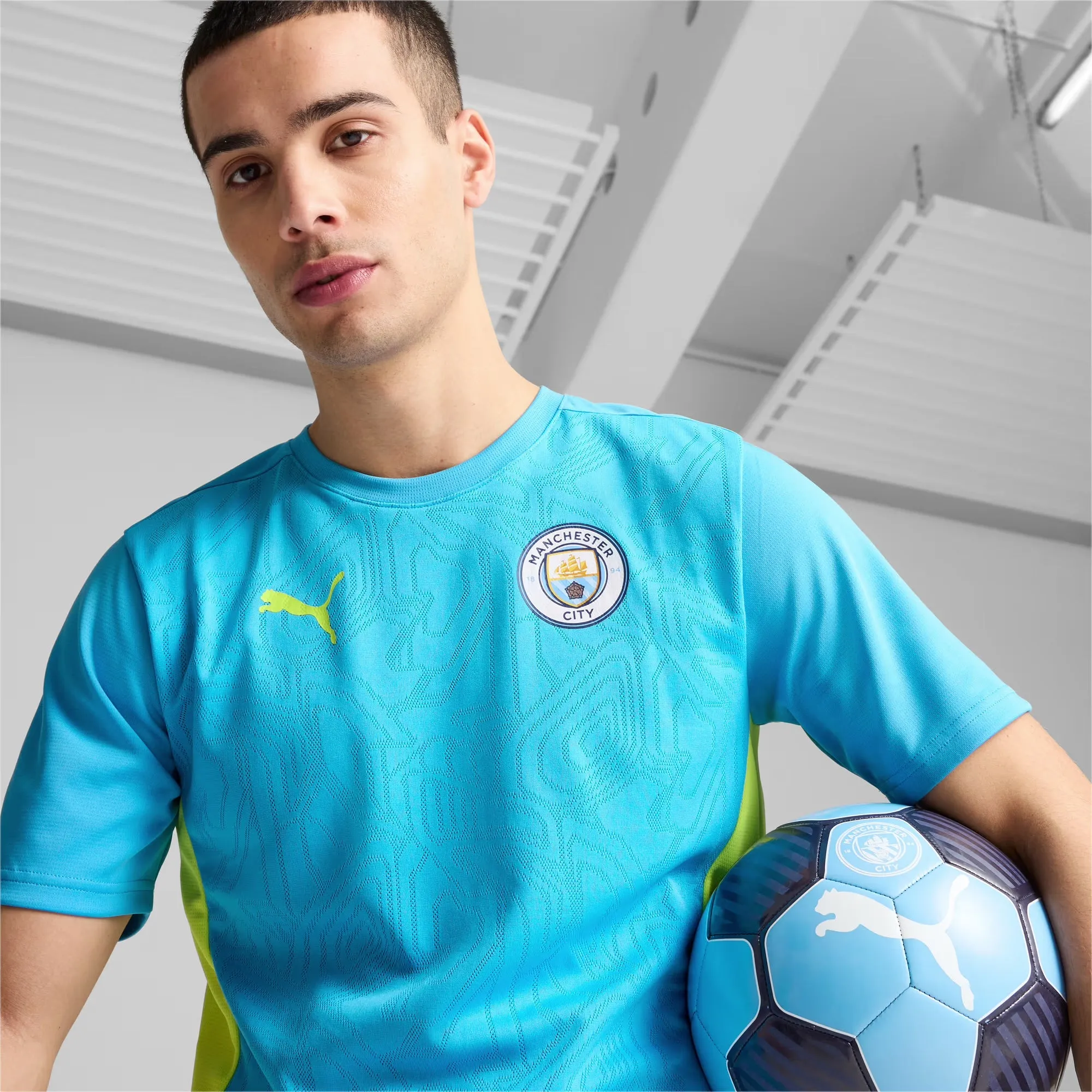 Maillot Manchester City Training Homme 2024/25 Bleu Ciel