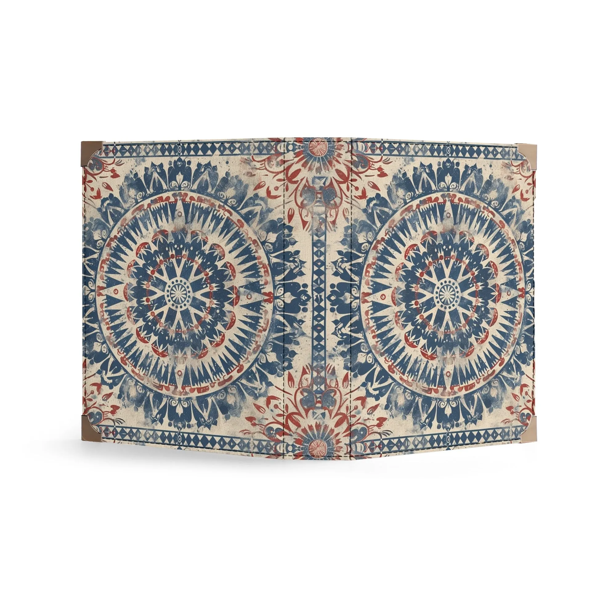 Mandala Patriotic Bible Cover Purse – Vintage Americana Style Crossbody in Red White and Blue