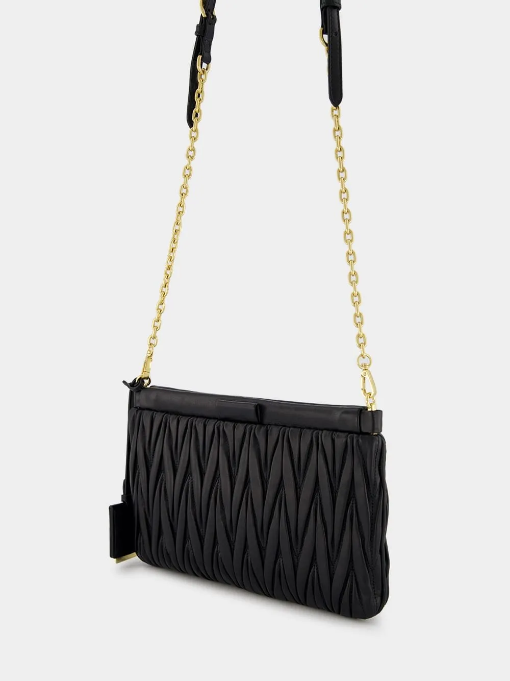 Matelassé Leather Crossbody Bag