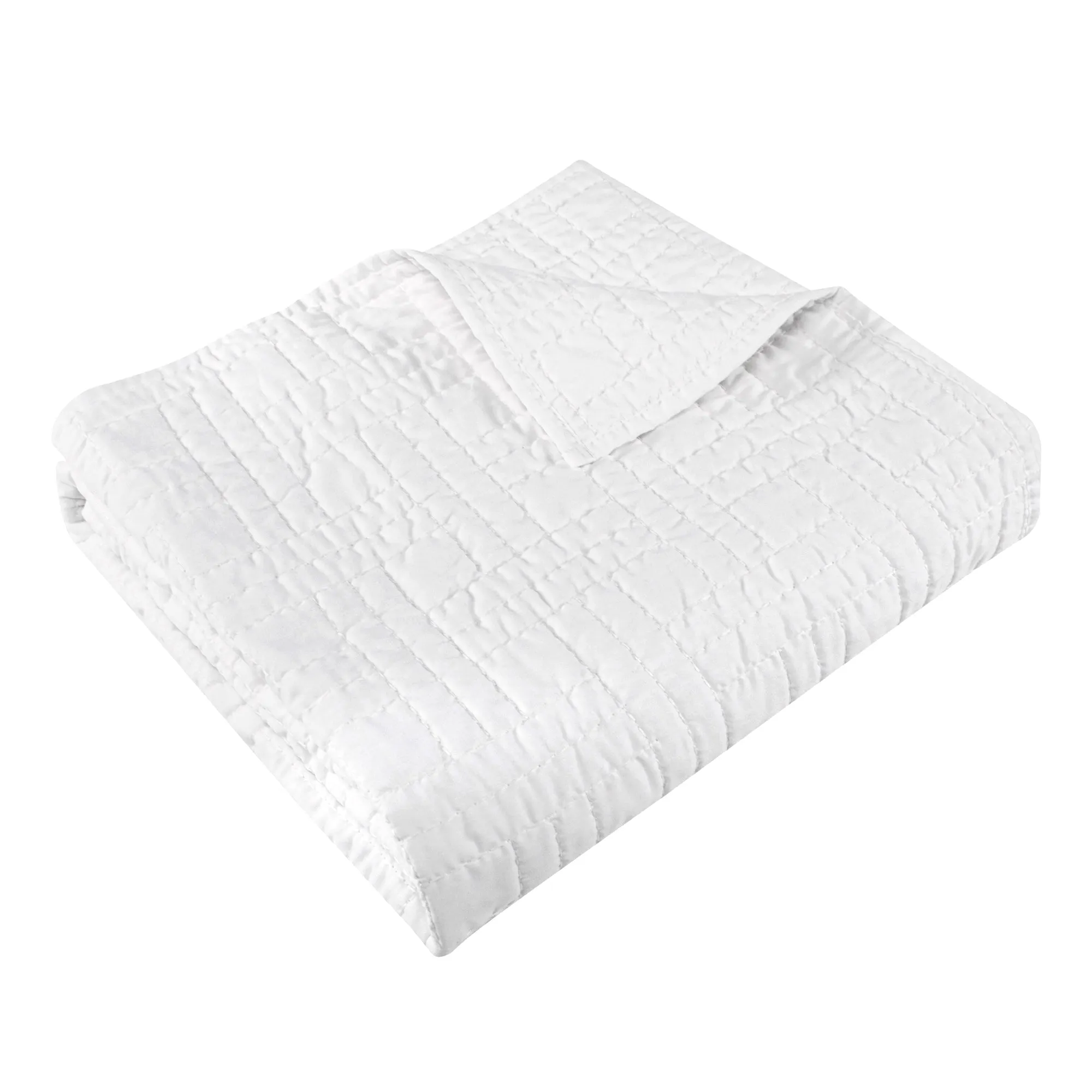 Melange Stitch Quilted Throw