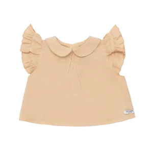 Mimi Linen Blouse | Rose Latte