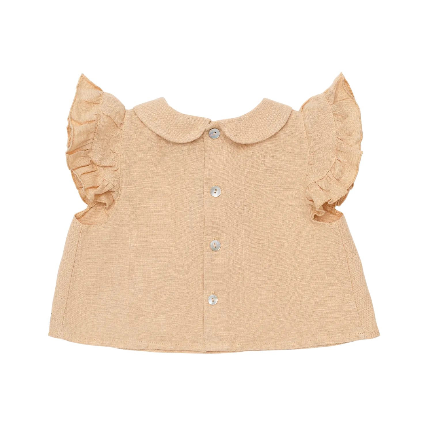 Mimi Linen Blouse | Rose Latte