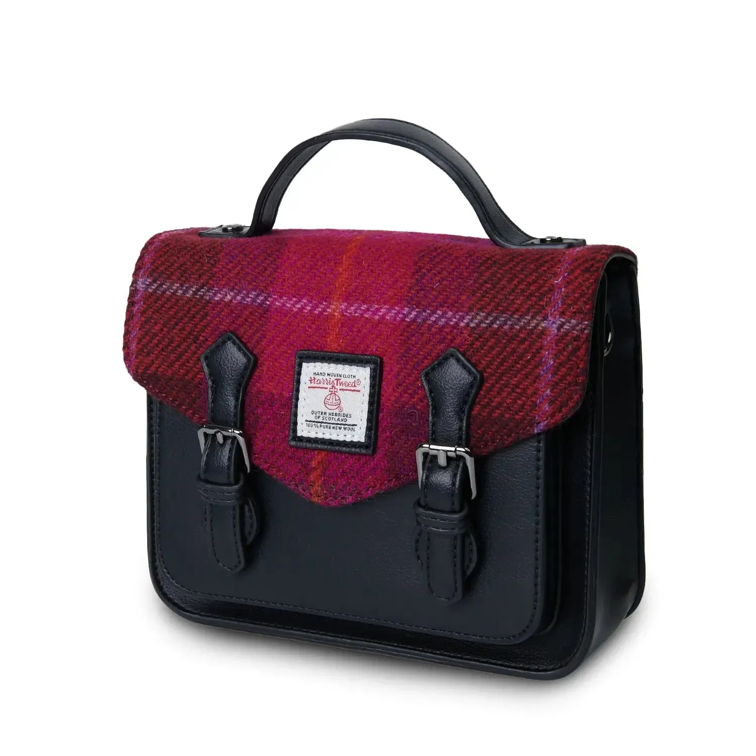 Mini Calton satchel with Harris Tweed®