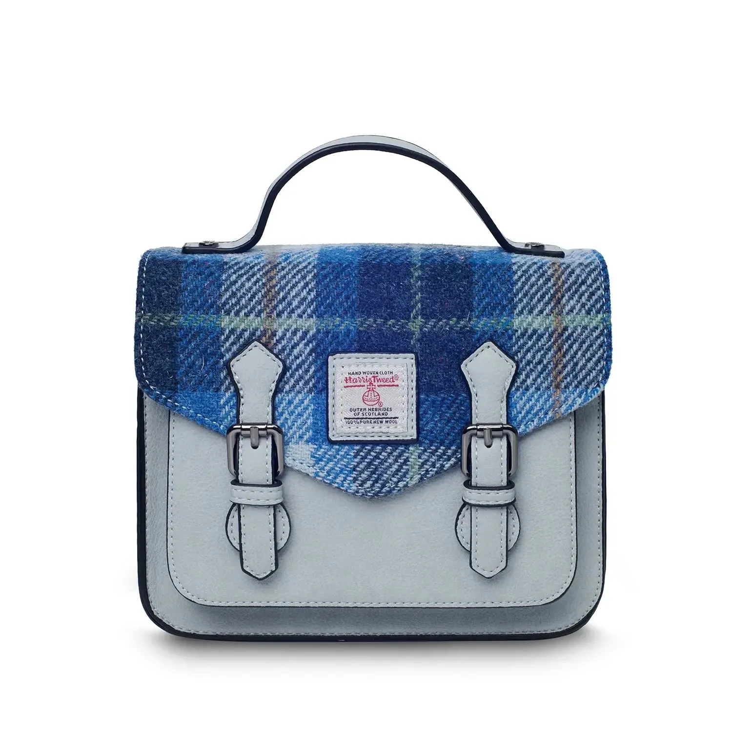 Mini Calton satchel with Harris Tweed®