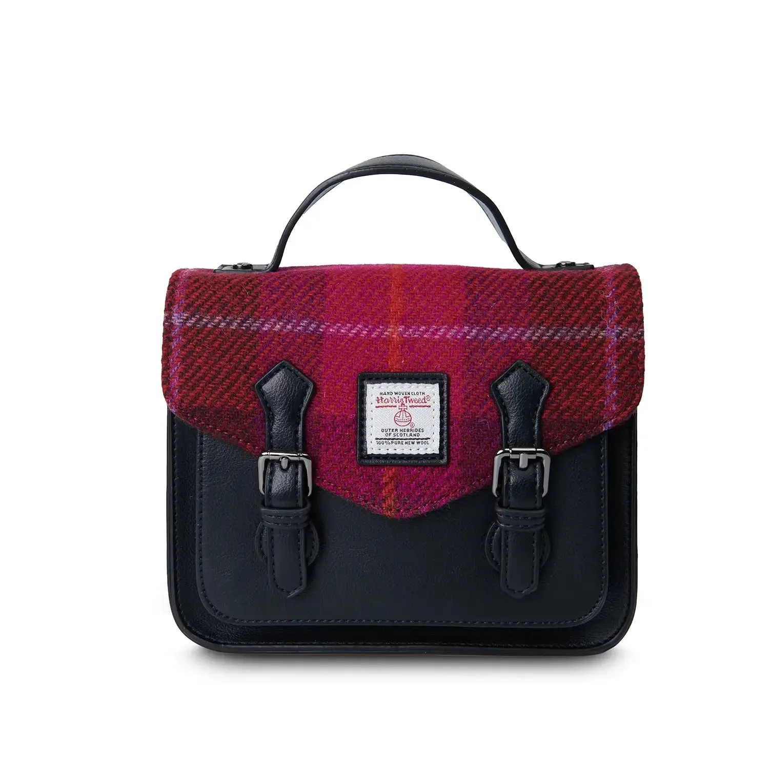 Mini Calton satchel with Harris Tweed®