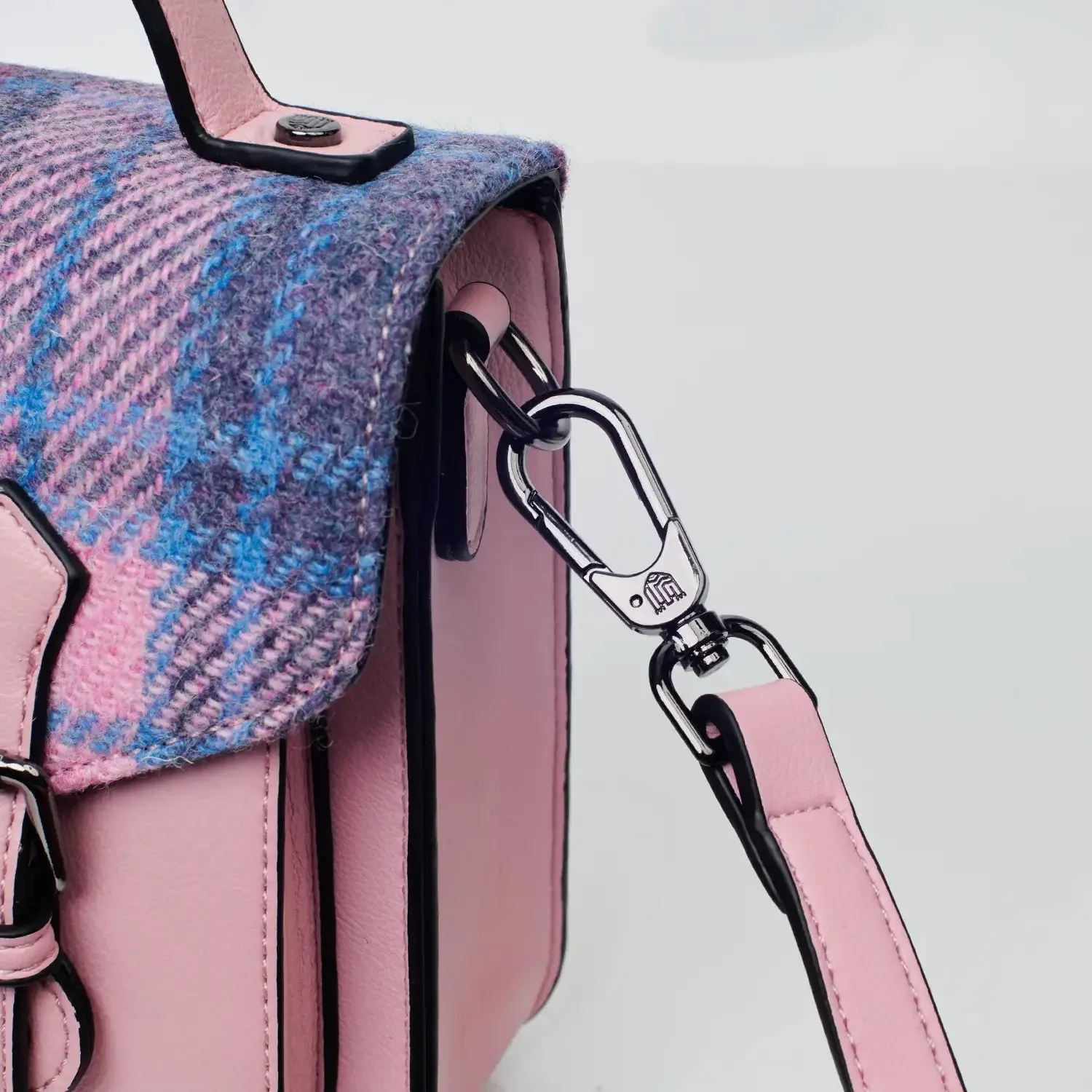 Mini Calton satchel with Harris Tweed®
