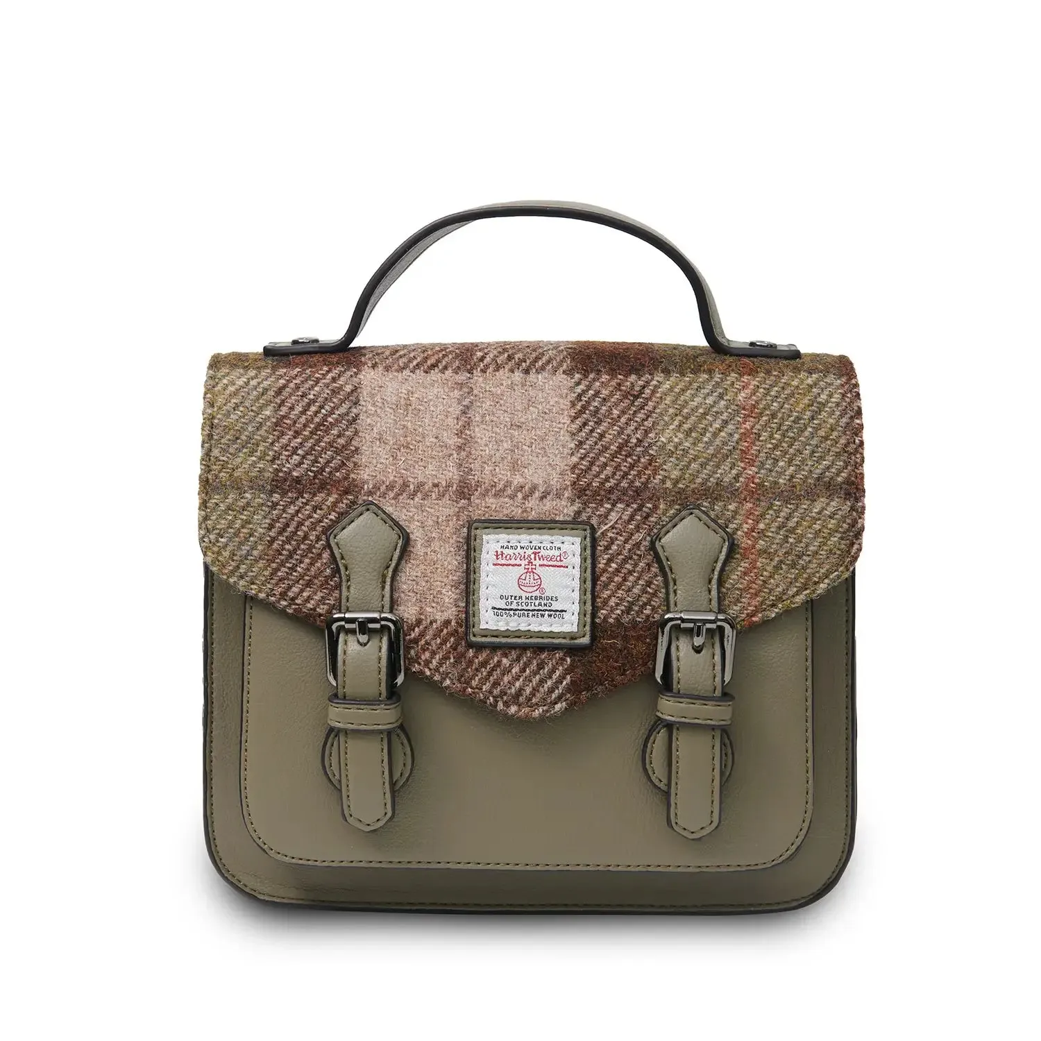 Mini Calton satchel with Harris Tweed®
