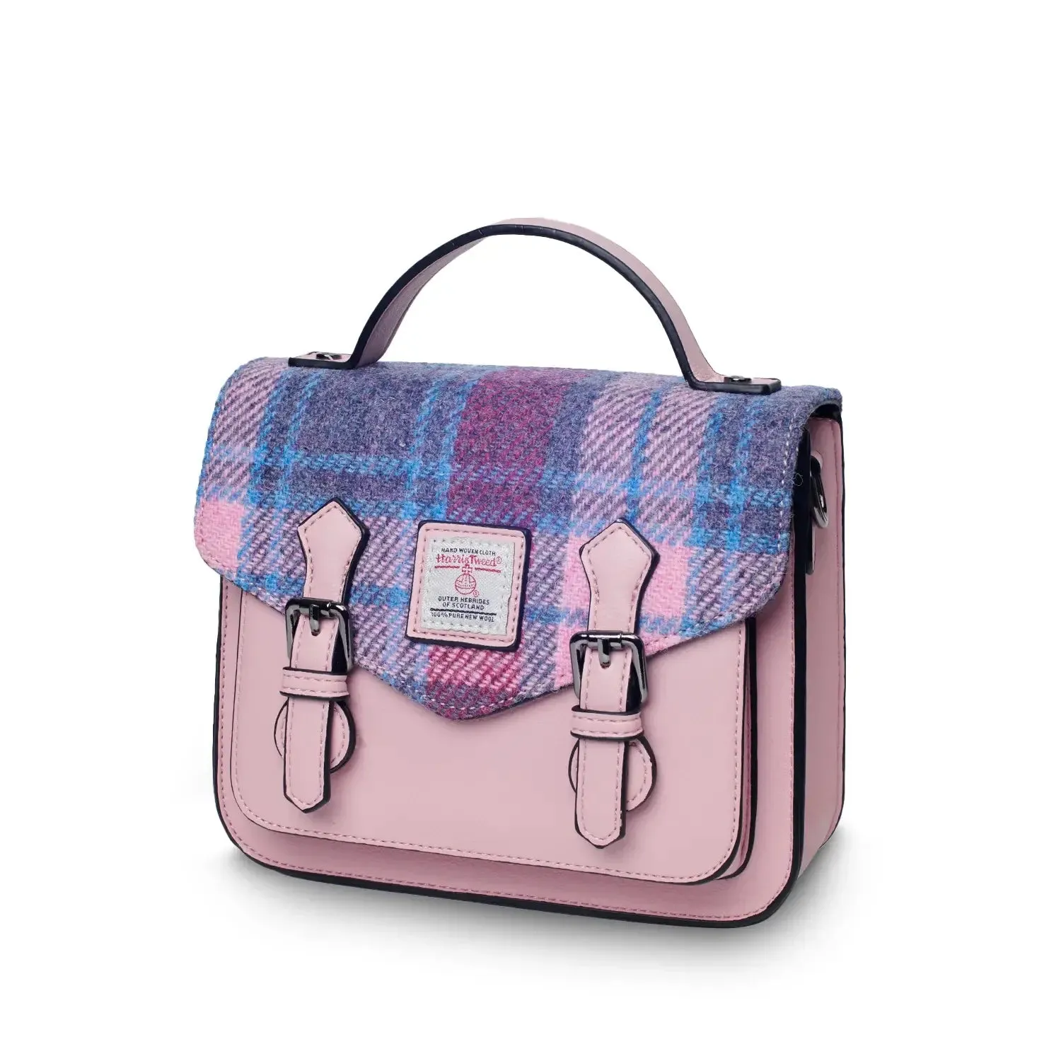 Mini Calton satchel with Harris Tweed®