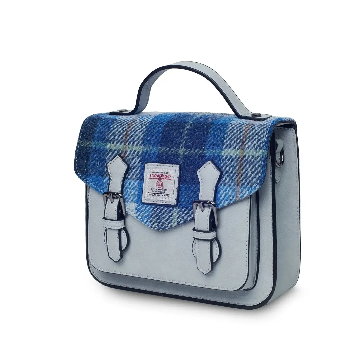 Mini Calton satchel with Harris Tweed®