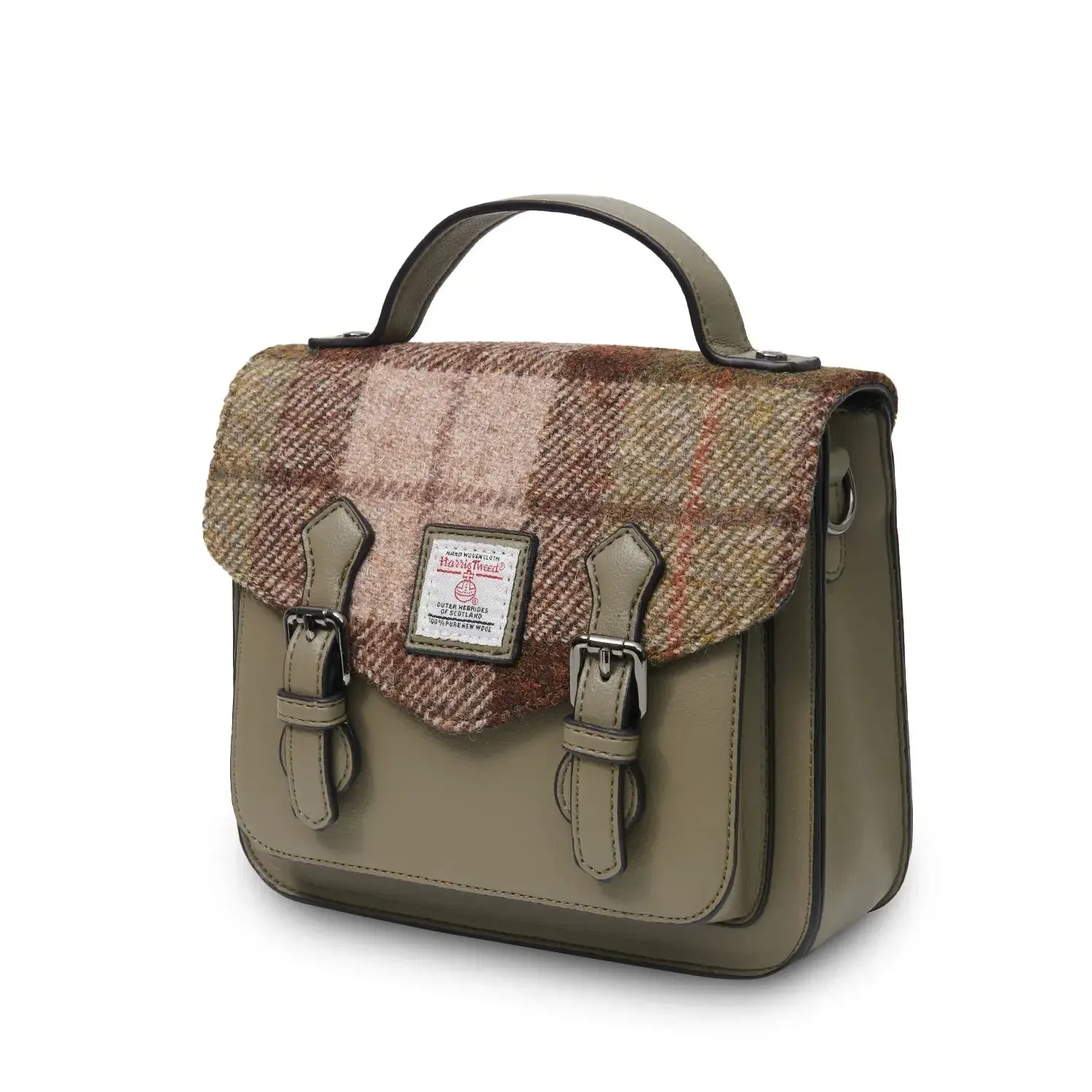 Mini Calton satchel with Harris Tweed®