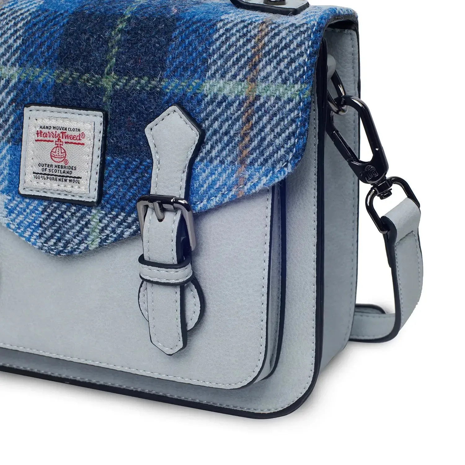 Mini Calton satchel with Harris Tweed®