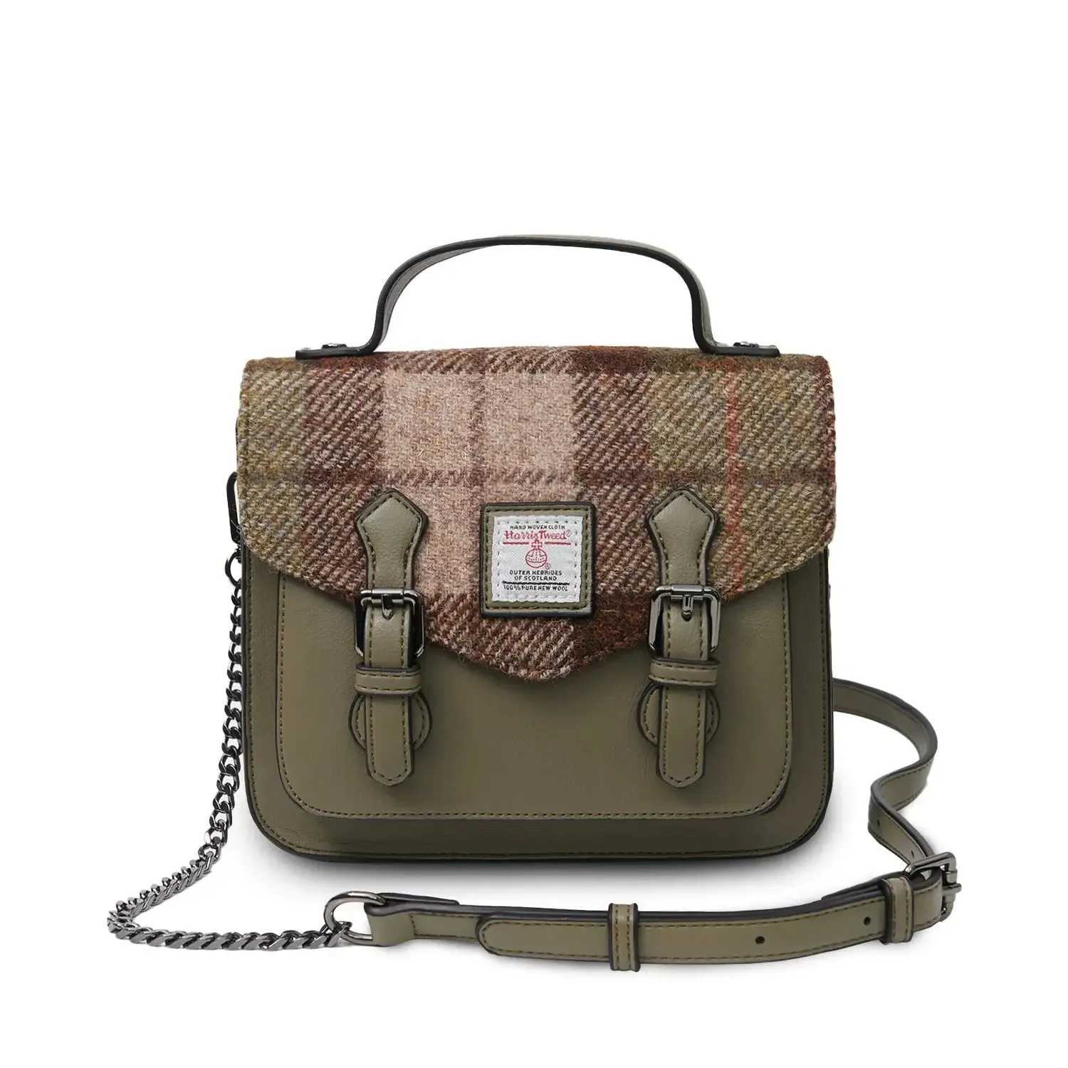 Mini Calton satchel with Harris Tweed®