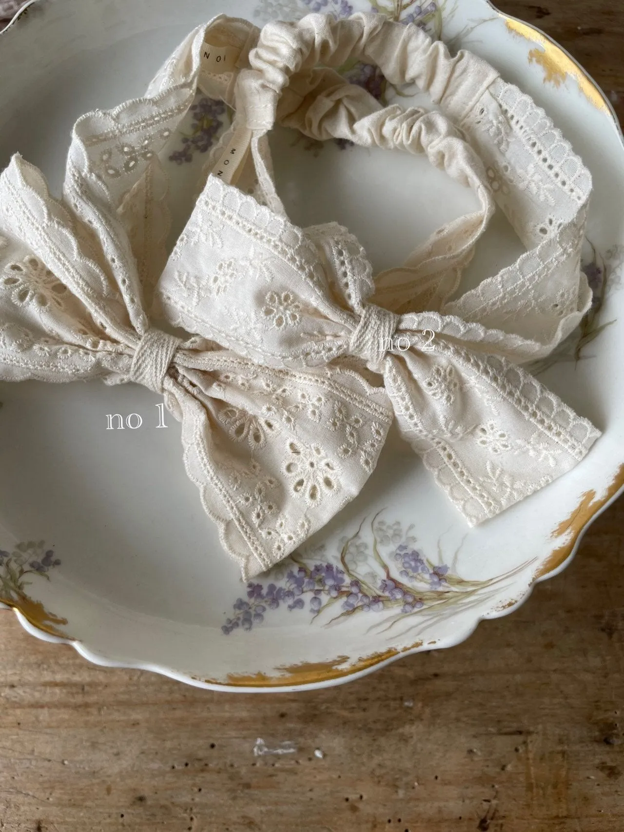 Monbebe Lace Bow Headband (2 options)