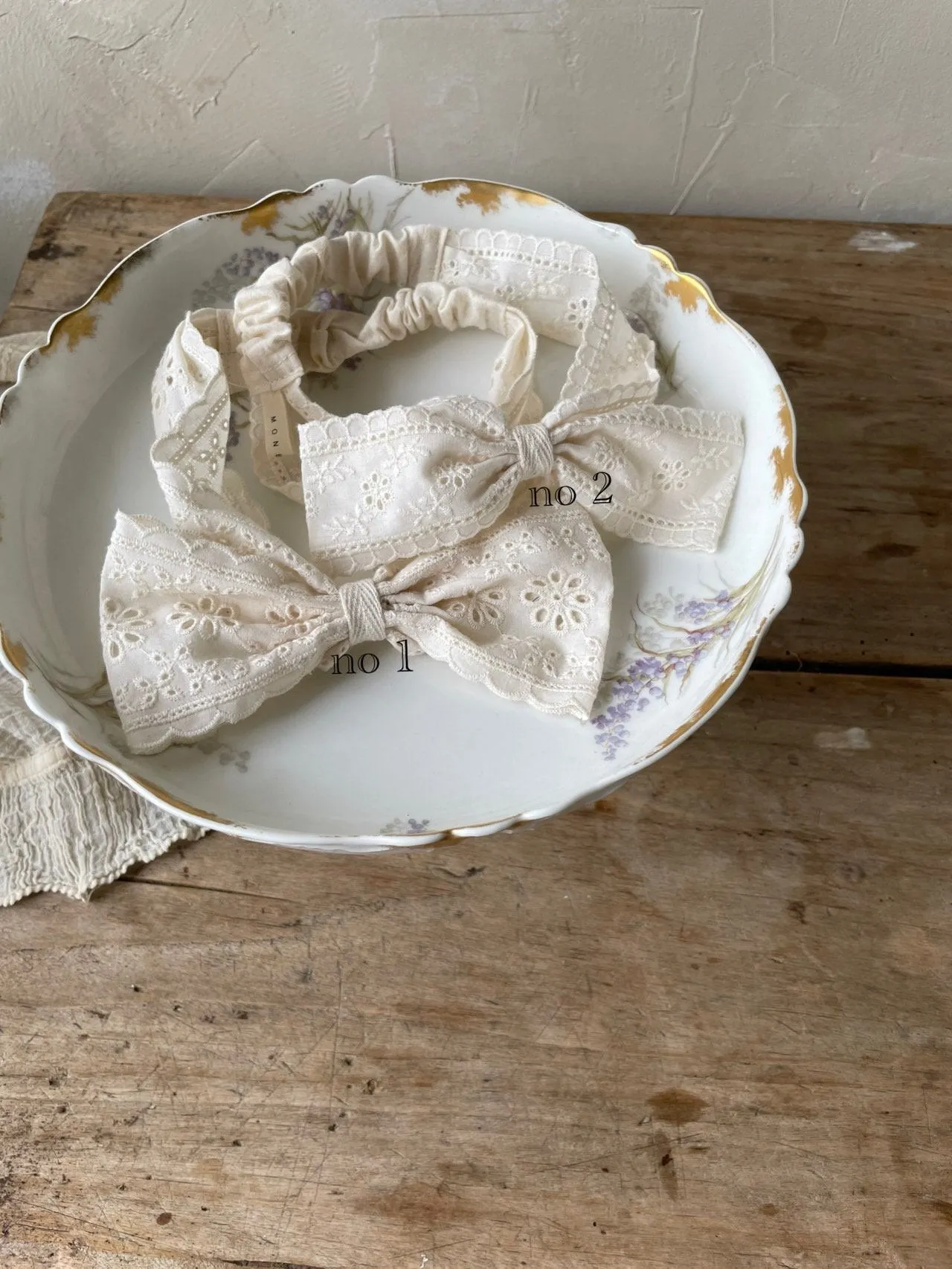 Monbebe Lace Bow Headband (2 options)
