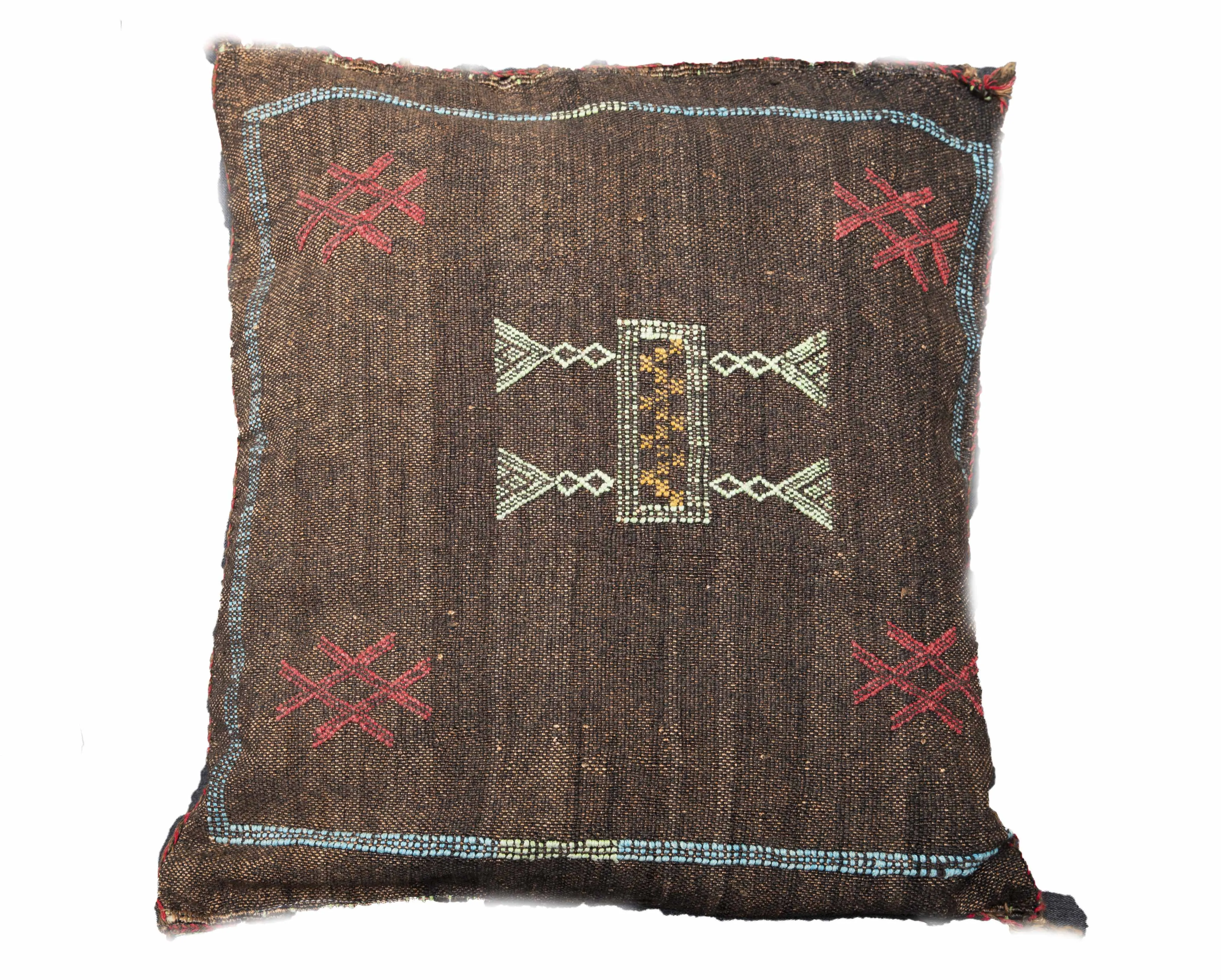 Moroccan Sabra Cactus Silk Throw Pillow Cover