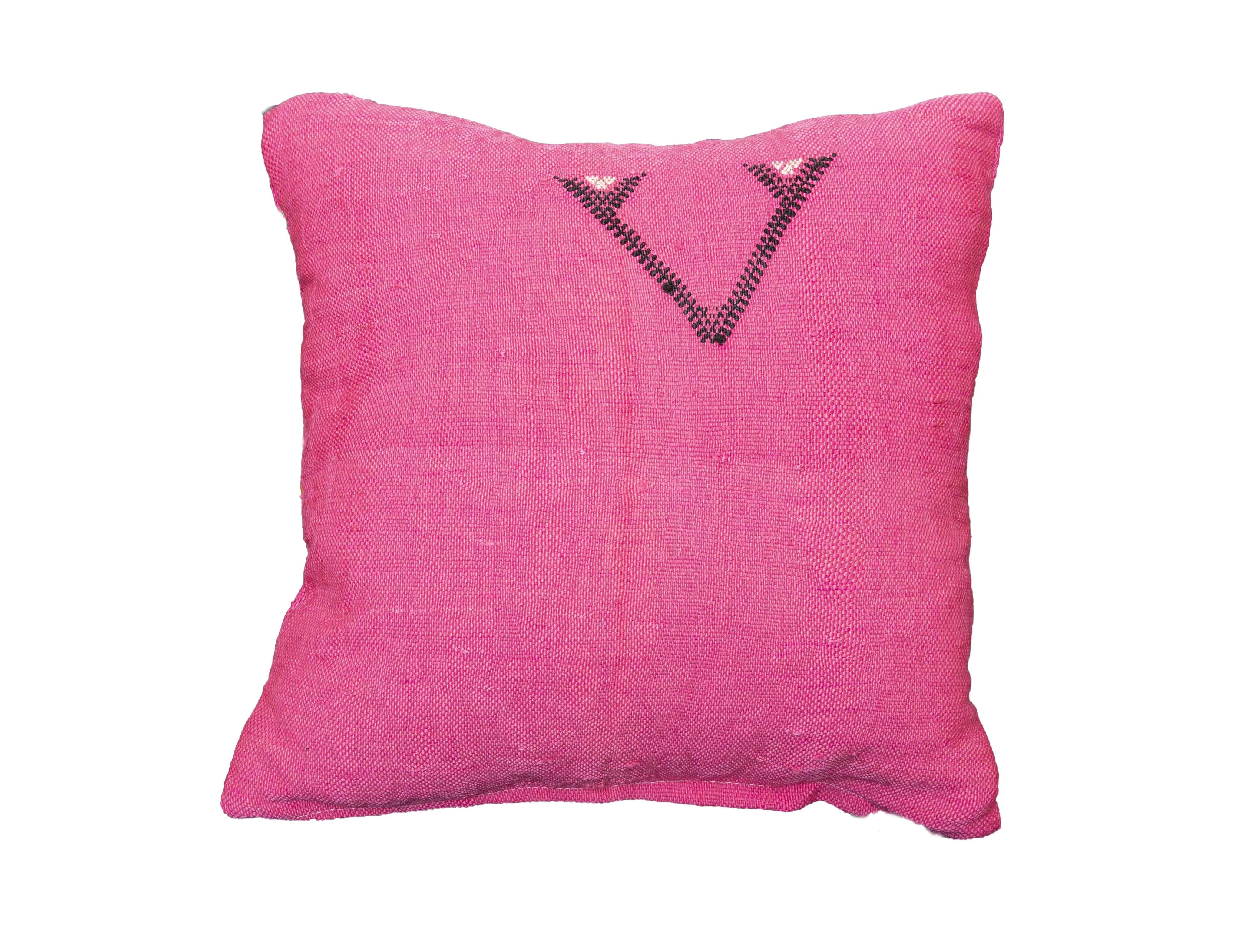 Moroccan Sabra Cactus Silk Throw Pillow Cover