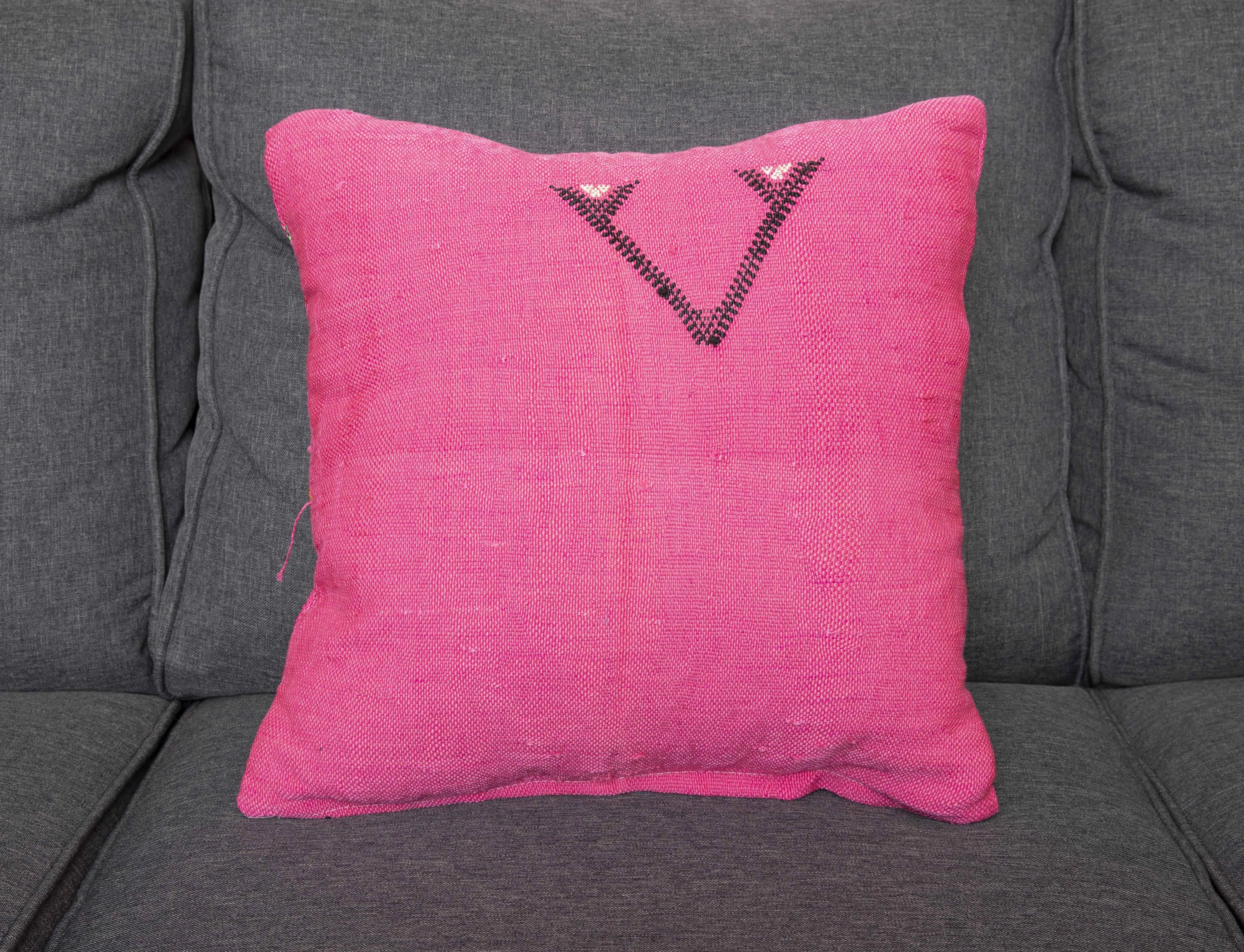 Moroccan Sabra Cactus Silk Throw Pillow Cover