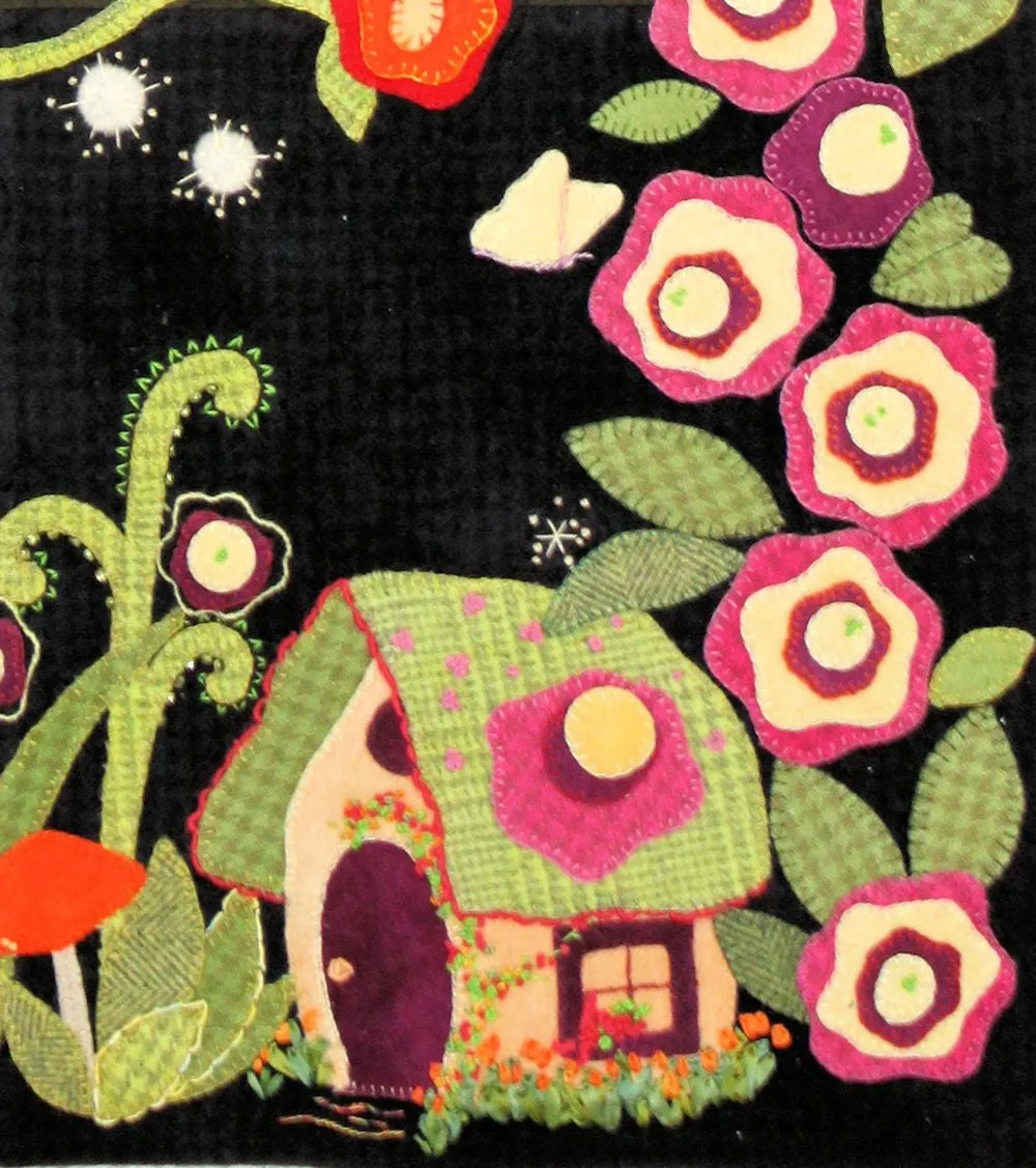 My Blue Heaven Wool Applique