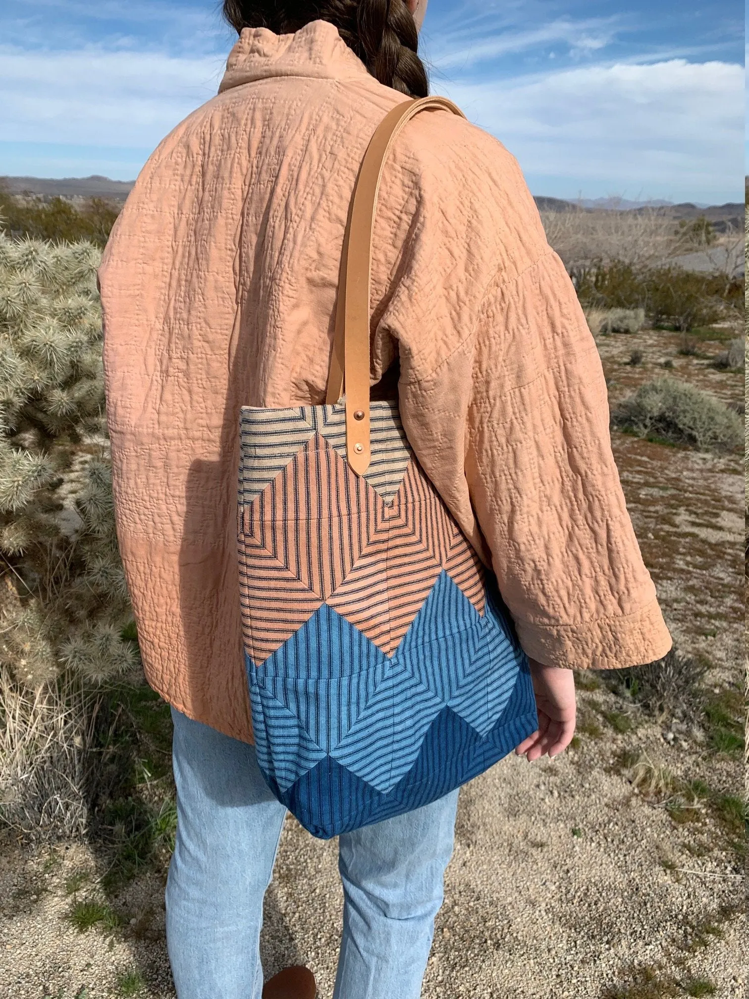 Natural Dyed Quilt Jacket