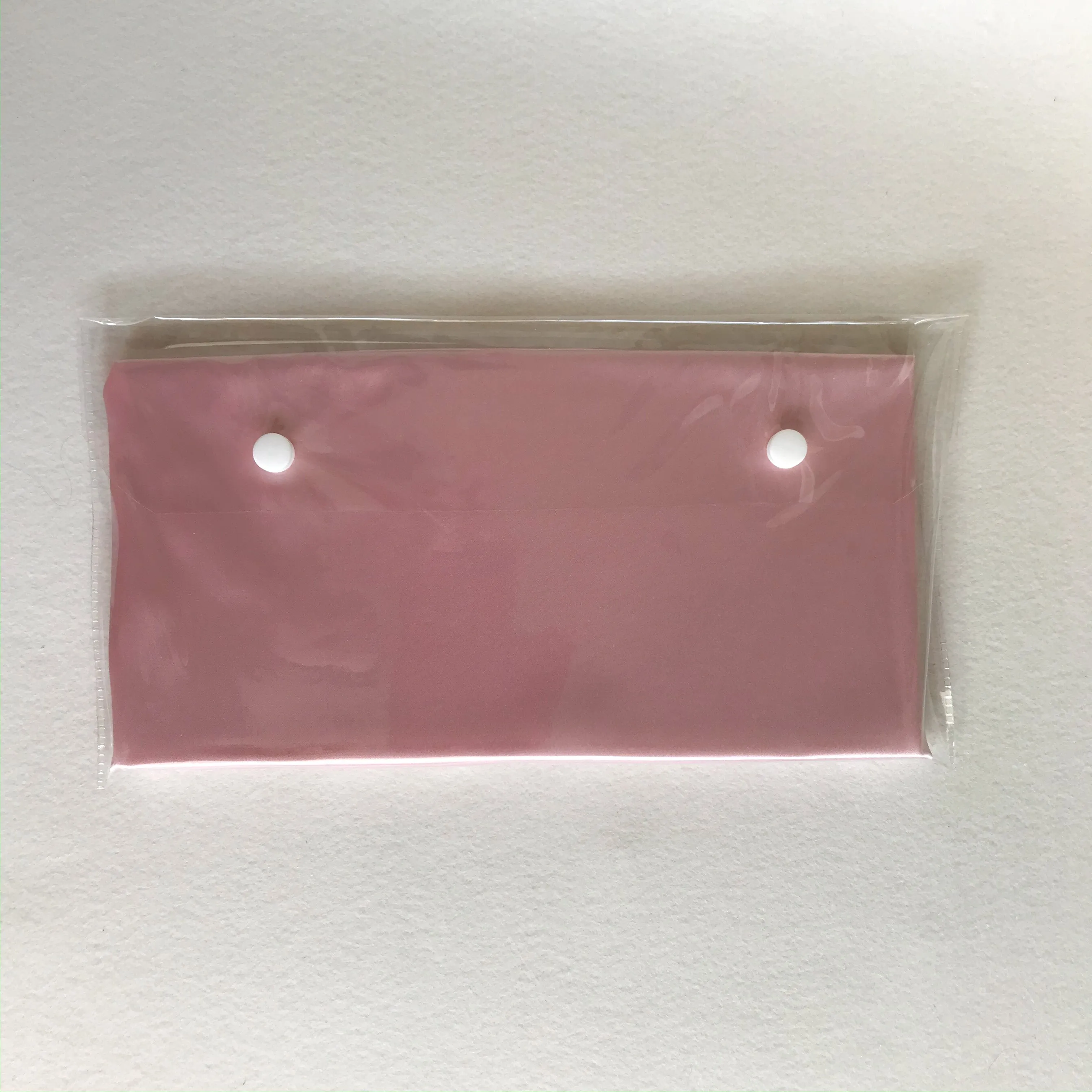 Natural Silk Sleeping Pillowcase with Envelope Closure (Pink)