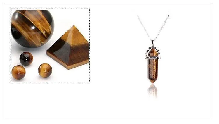 Natural Stone Pendant Necklace